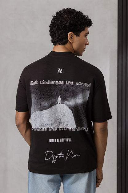 Oversized Graphic T-Shirt - D112