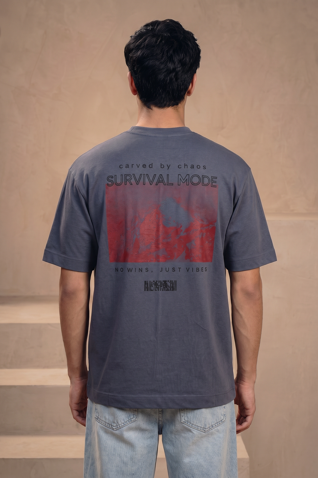 Oversized Graphic T-Shirt - D117