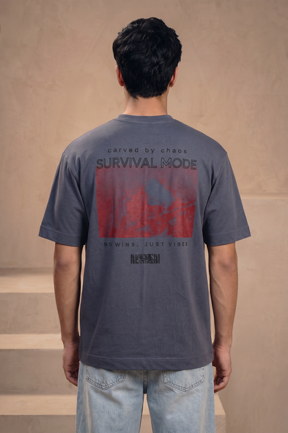 Oversized Graphic T-Shirt - D117