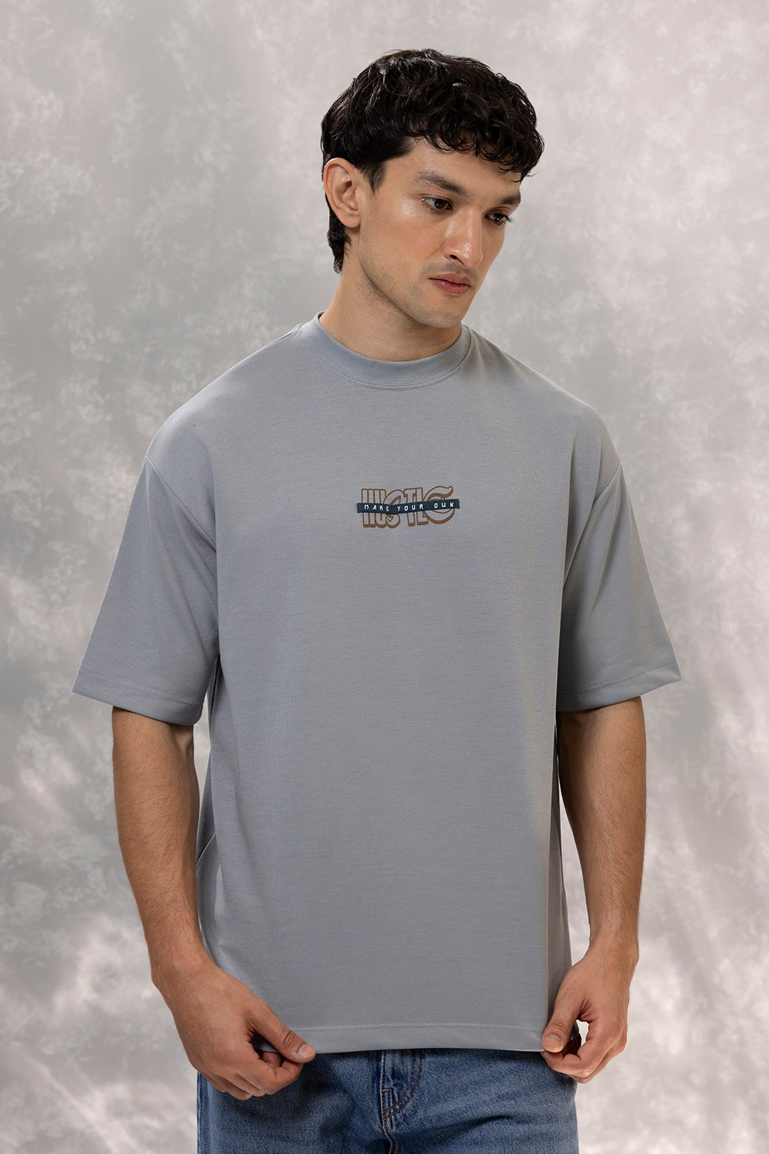 Oversized Graphic T-Shirt - D122