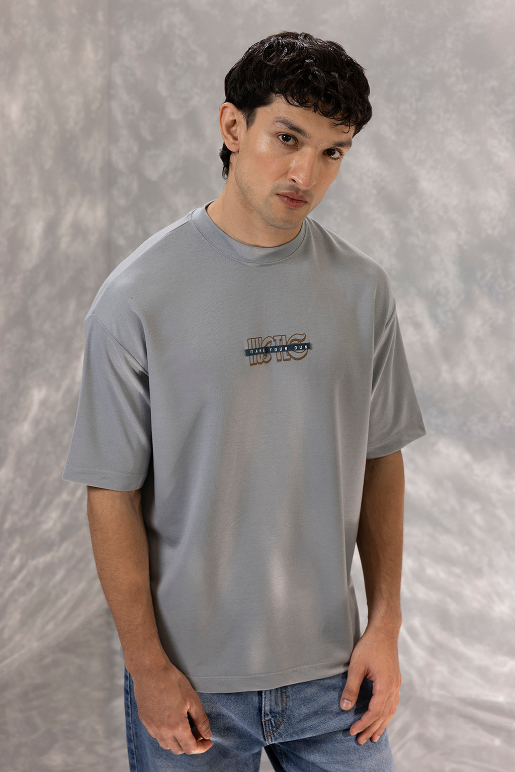 Oversized Graphic T-Shirt - D122