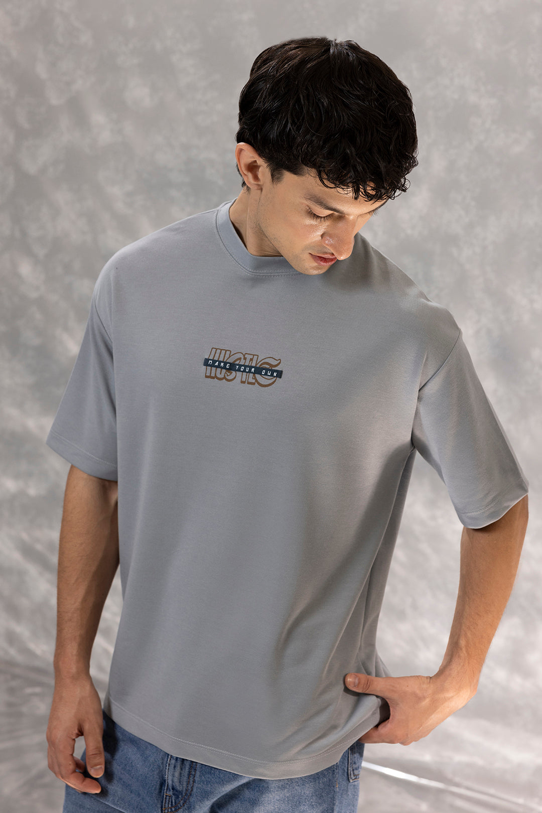 Oversized Graphic T-Shirt - D122
