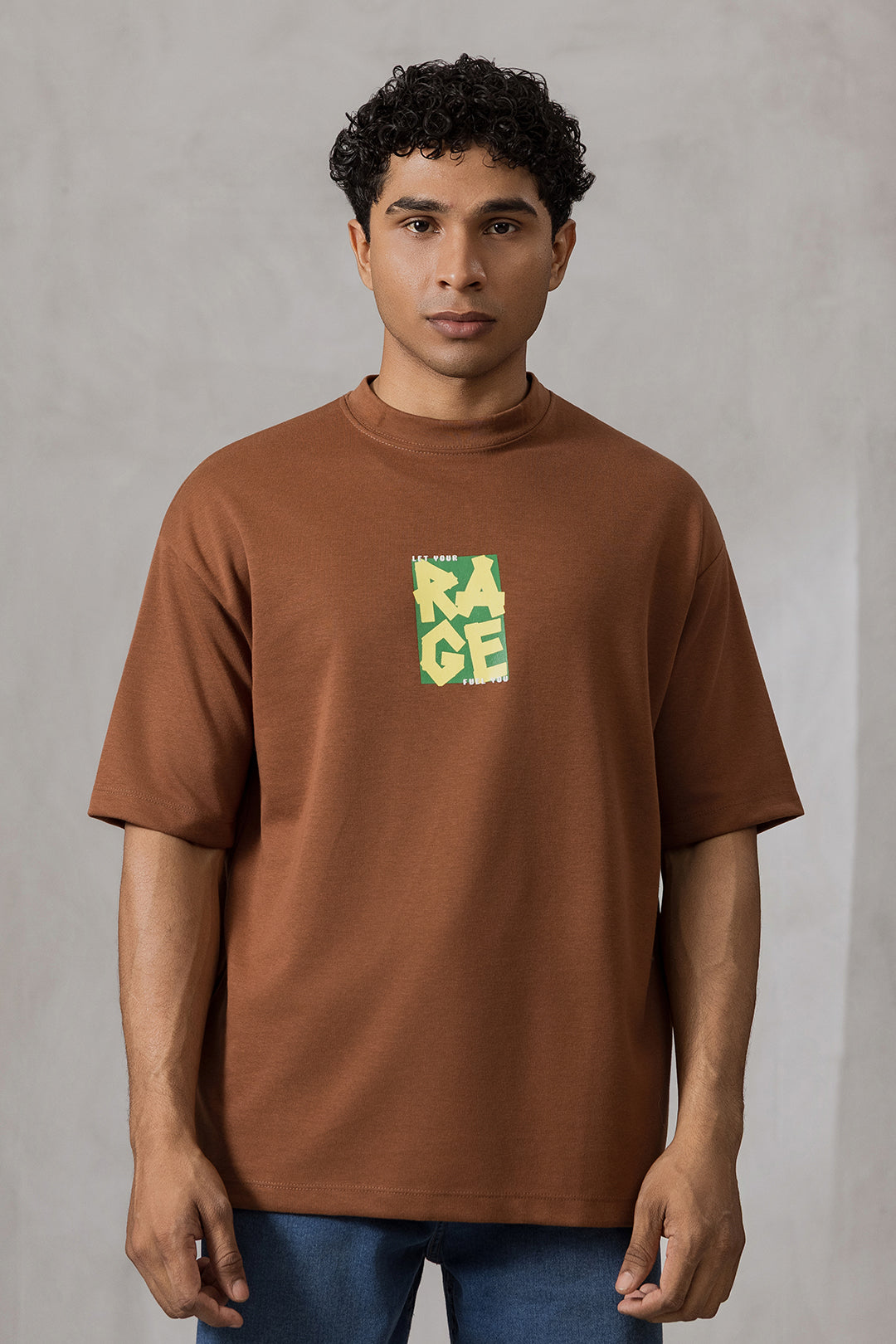 Oversized Graphic T-Shirt - D128