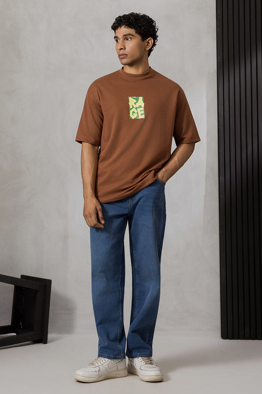 Oversized Graphic T-Shirt - D128