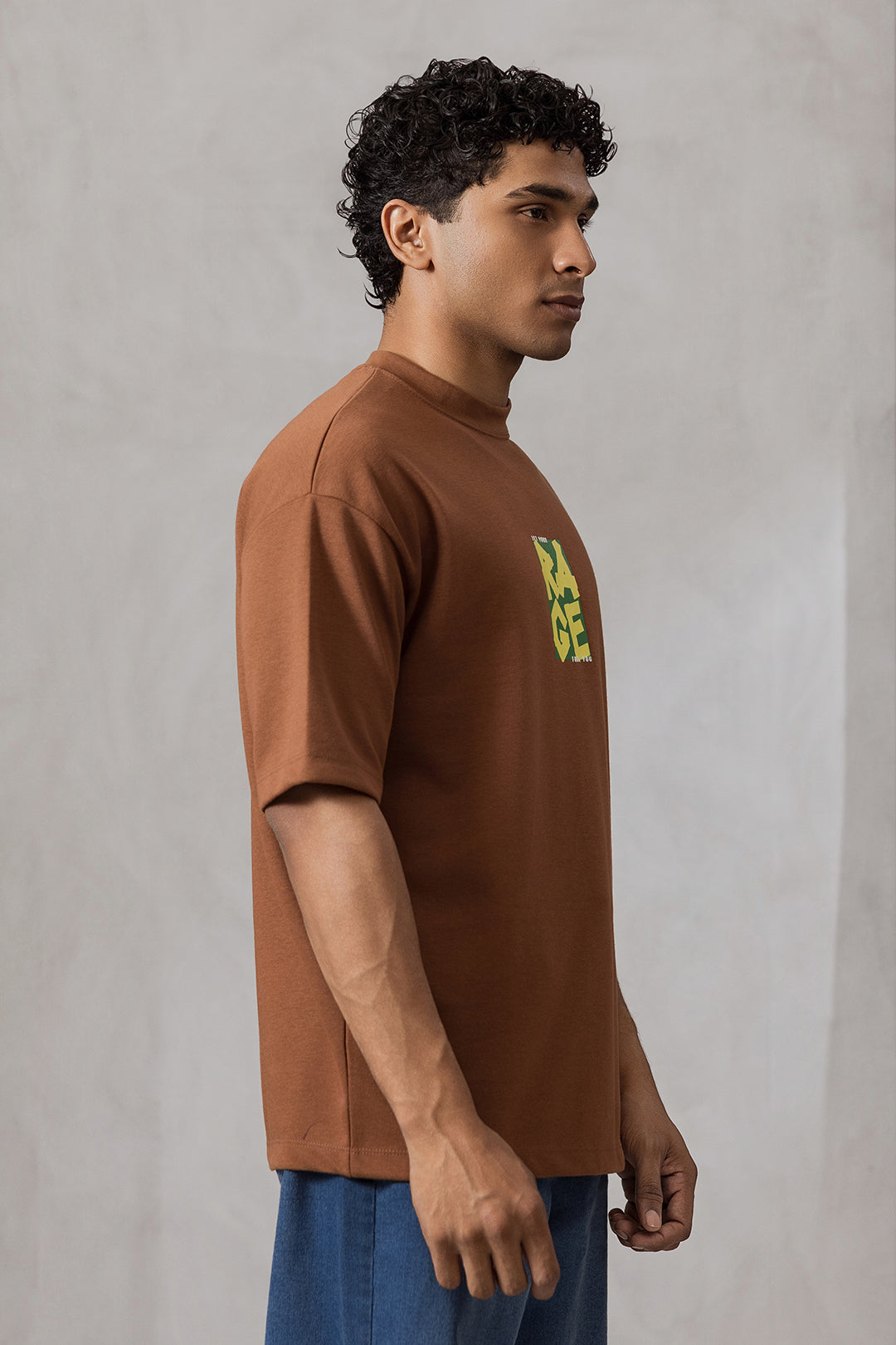 Oversized Graphic T-Shirt - D128