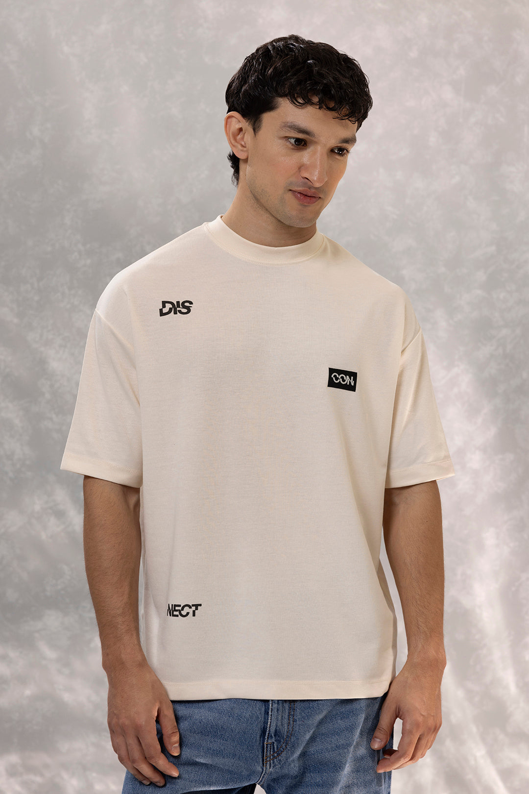 Oversized Graphic T-Shirt - D132
