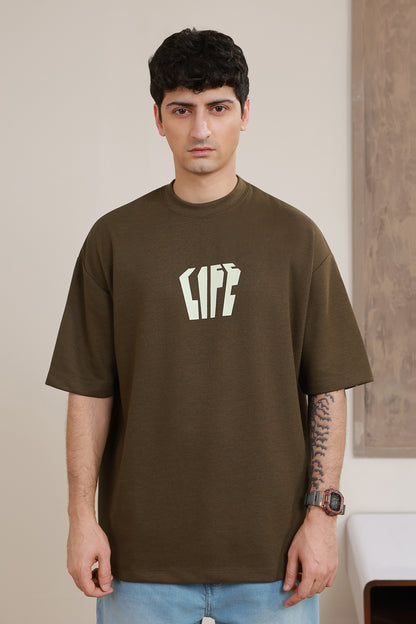 Oversized Graphic T-Shirt - D134