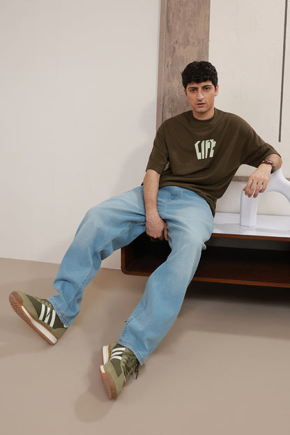 Oversized Graphic T-Shirt - D134
