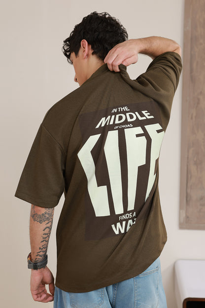 Oversized Graphic T-Shirt - D134