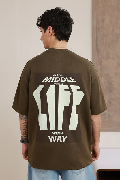 Oversized Graphic T-Shirt - D134