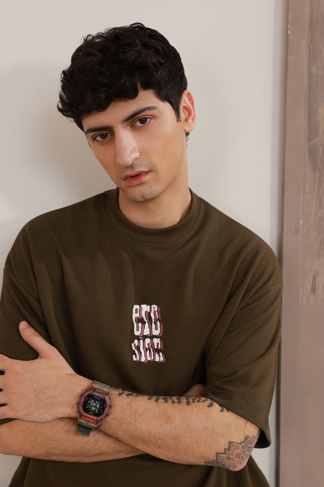 Oversized Graphic T-Shirt - D135