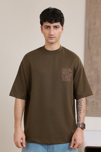 Oversized Graphic T-Shirt - D136