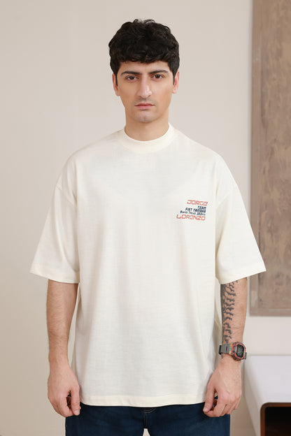 Oversized Graphic T-Shirt - D147