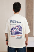 Oversized Graphic T-Shirt - D147