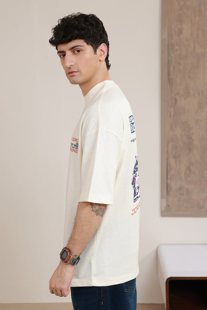 Oversized Graphic T-Shirt - D147