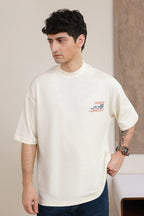 Oversized Graphic T-Shirt - D147
