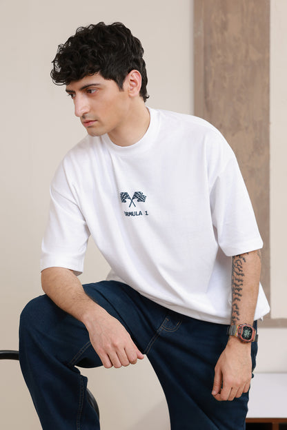 Oversized Graphic T-Shirt - D149