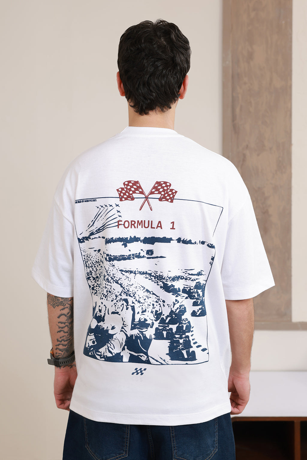 Oversized Graphic T-Shirt - D149