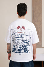 Oversized Graphic T-Shirt - D149