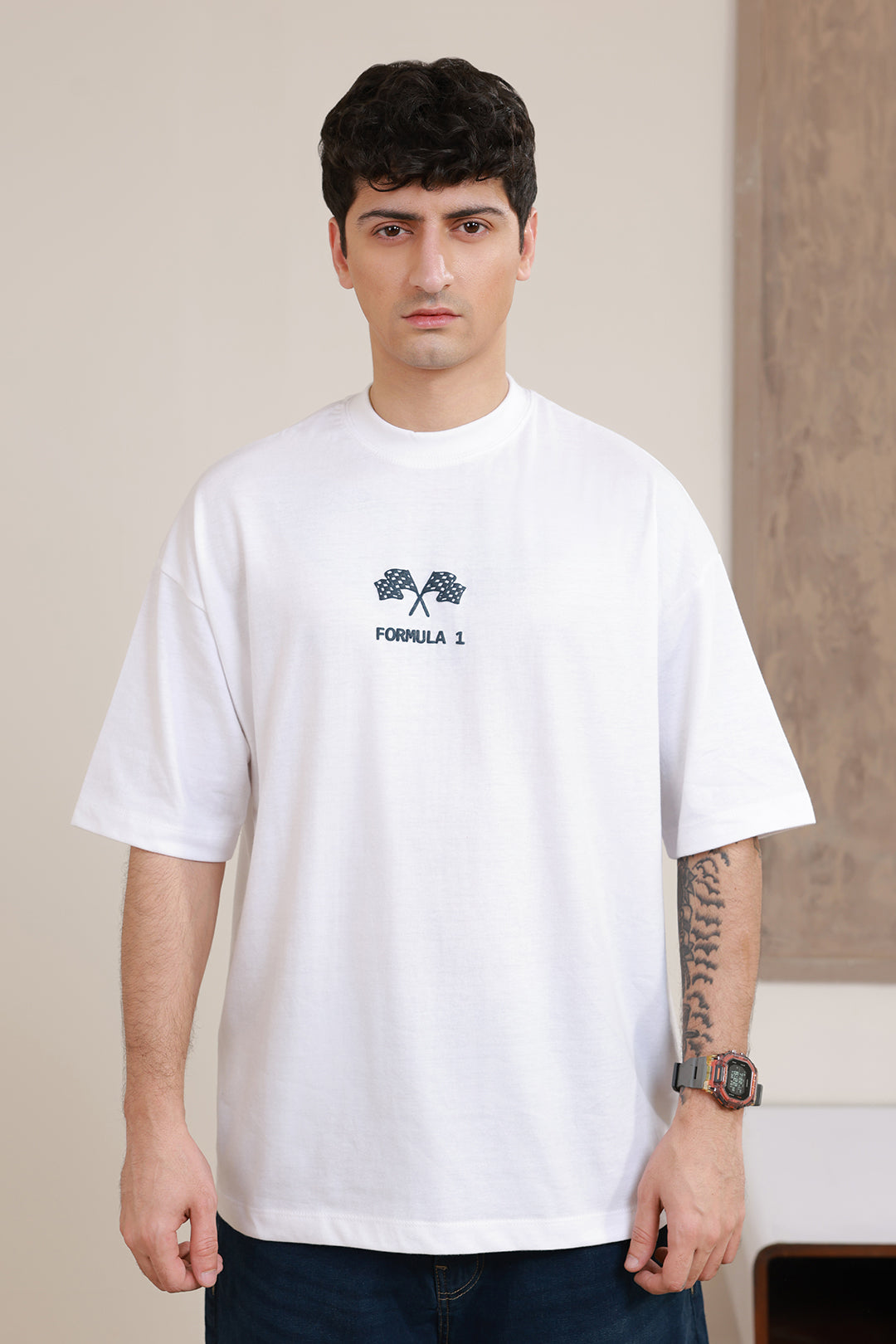 Oversized Graphic T-Shirt - D149