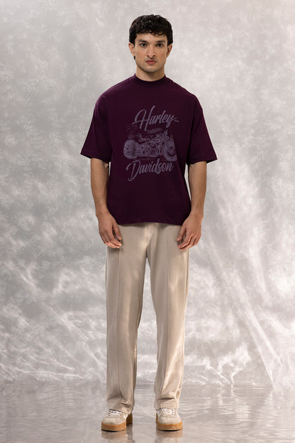 Oversized Graphic T-Shirt - D151