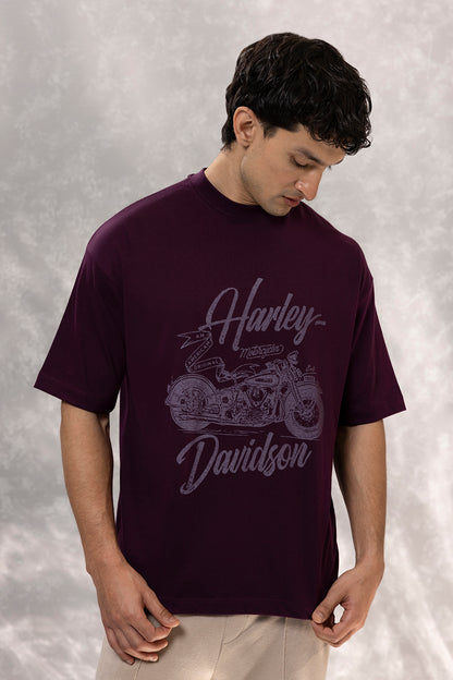 Oversized Graphic T-Shirt - D151