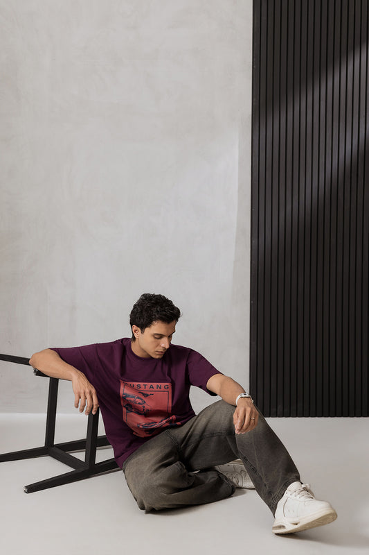 Oversized Graphic T-Shirt - D152