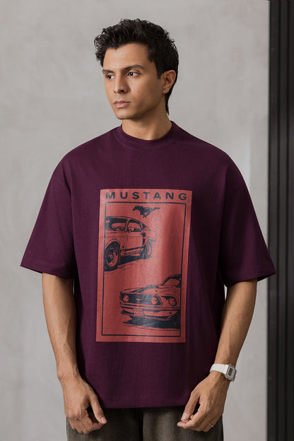 Oversized Graphic T-Shirt - D152