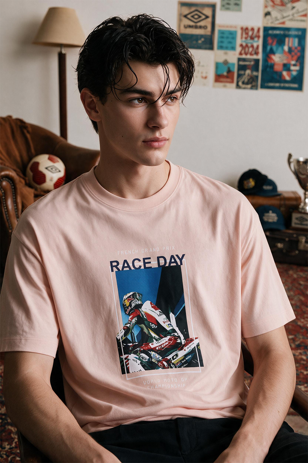Oversized Graphic T-Shirt - D154