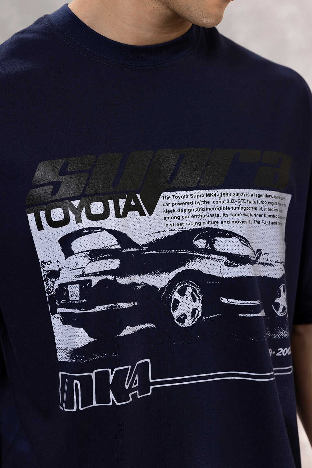 Oversized Graphic T-Shirt - D155