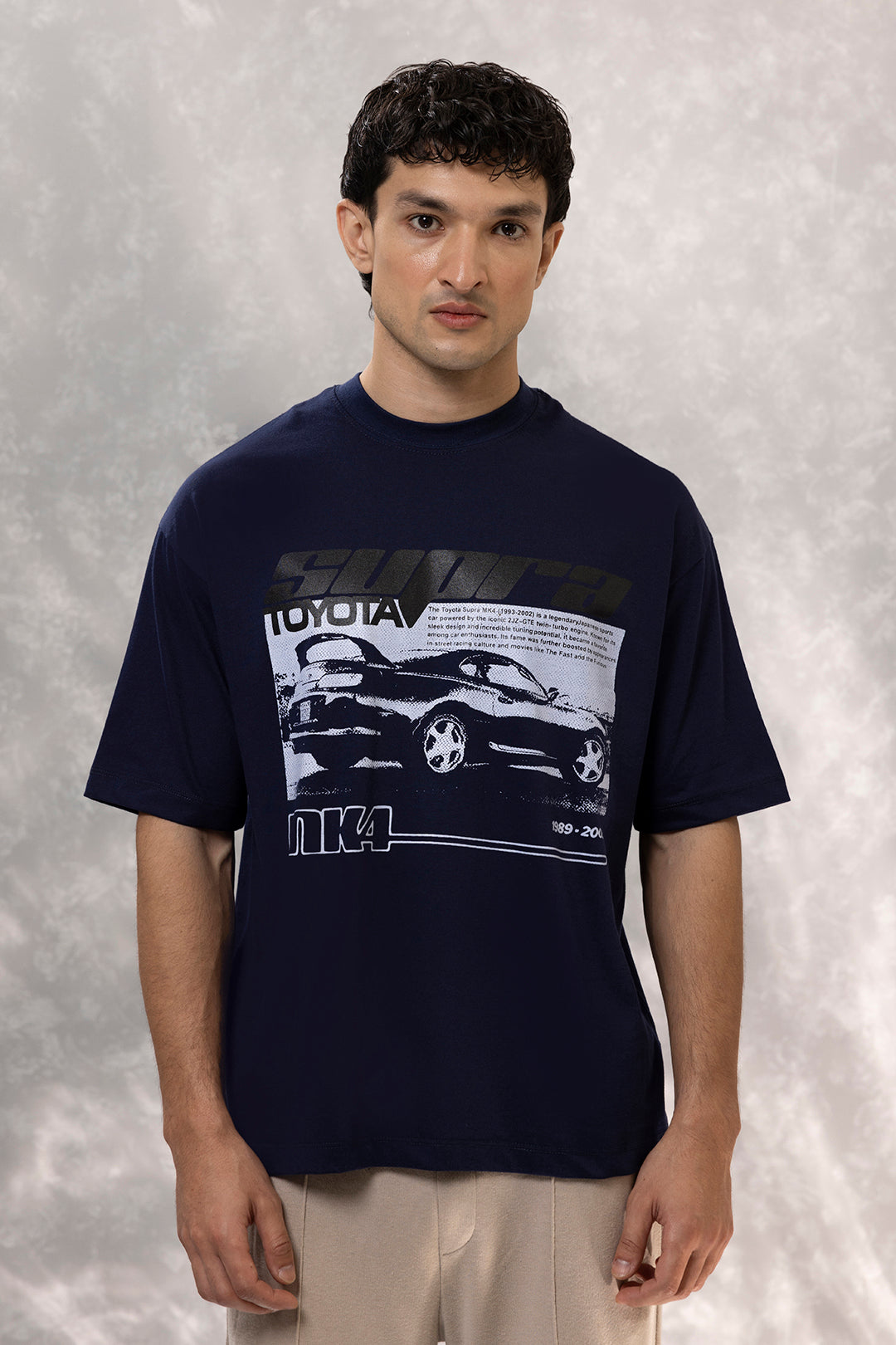 Oversized Graphic T-Shirt - D155