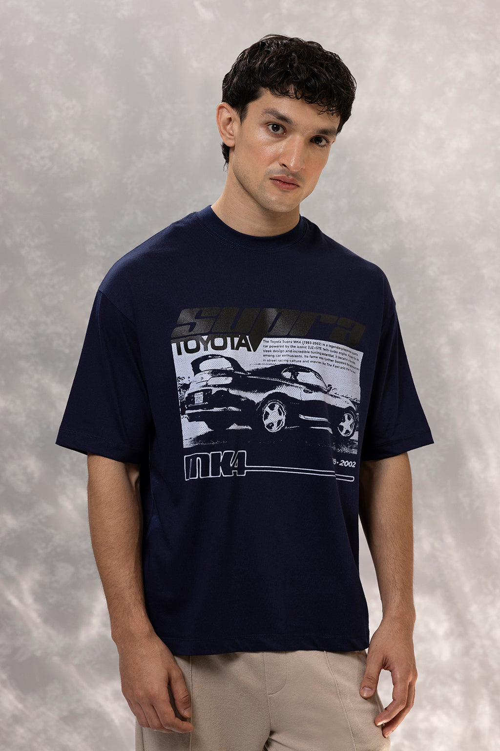 Oversized Graphic T-Shirt - D155