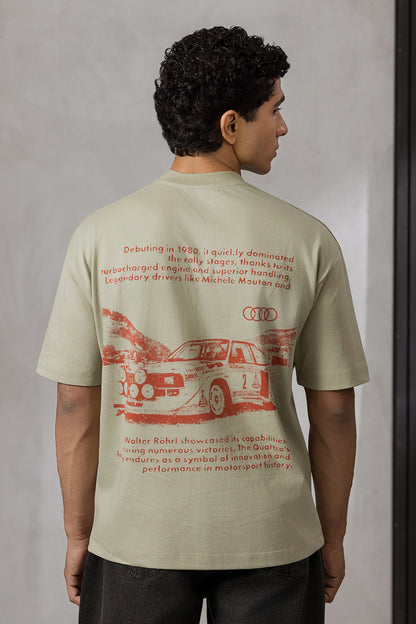 Oversized Graphic T-Shirt - D157