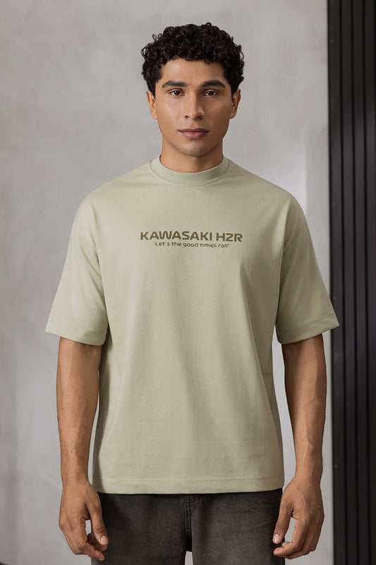 Oversized Graphic T-Shirt - D158