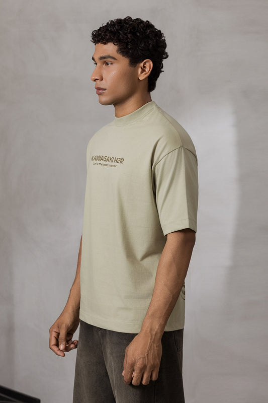 Oversized Graphic T-Shirt - D158