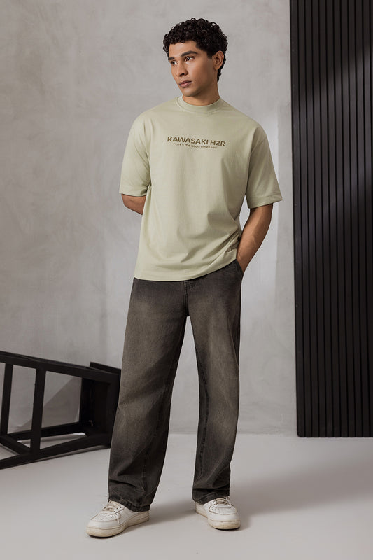 Oversized Graphic T-Shirt - D158