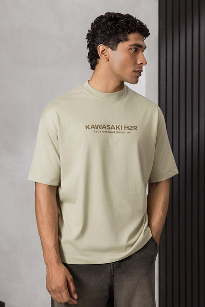 Oversized Graphic T-Shirt - D158