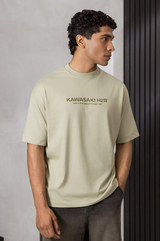 Oversized Graphic T-Shirt - D158