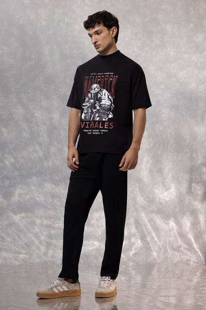 Oversized Graphic T-Shirt - D159
