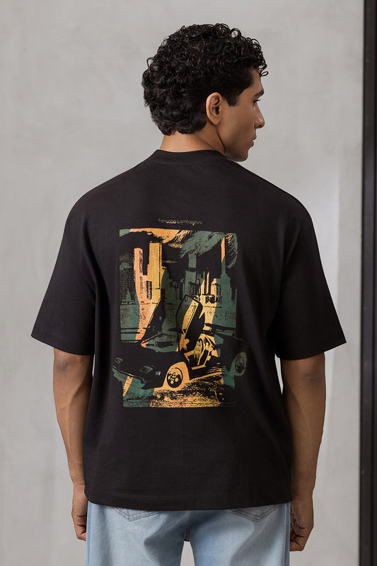 Oversized Graphic T-Shirt - D160