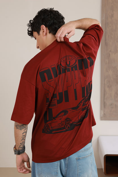 Oversized Graphic T-Shirt - D162