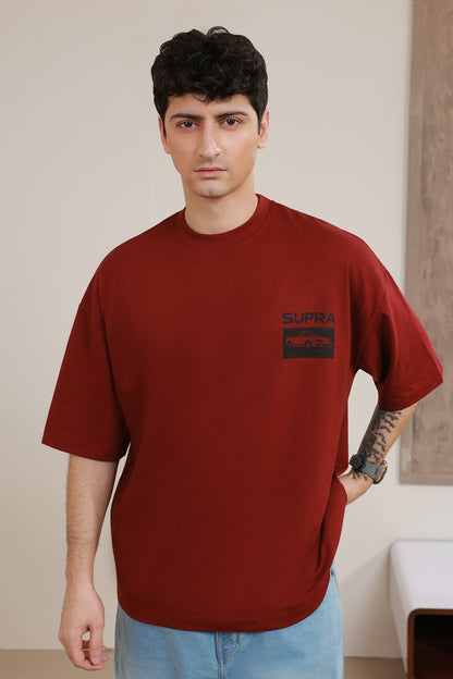Oversized Graphic T-Shirt - D162