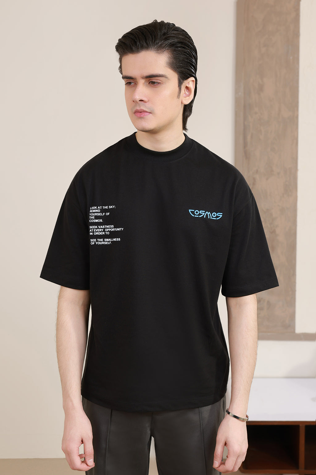 Oversized Graphic T-Shirt - D163