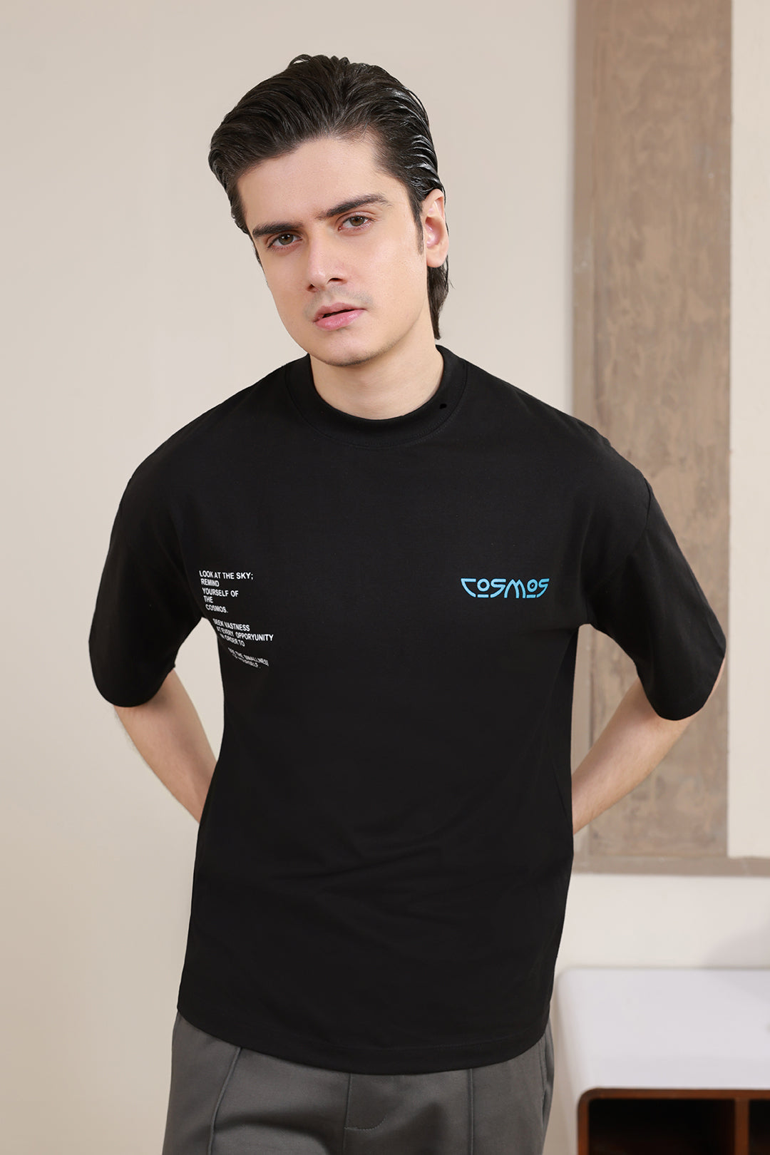 Oversized Graphic T-Shirt - D163