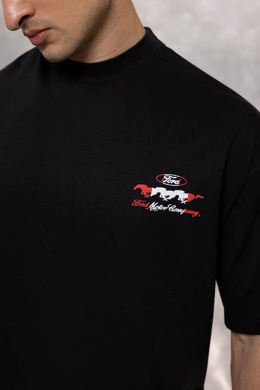 Oversized Graphic T-Shirt - D164