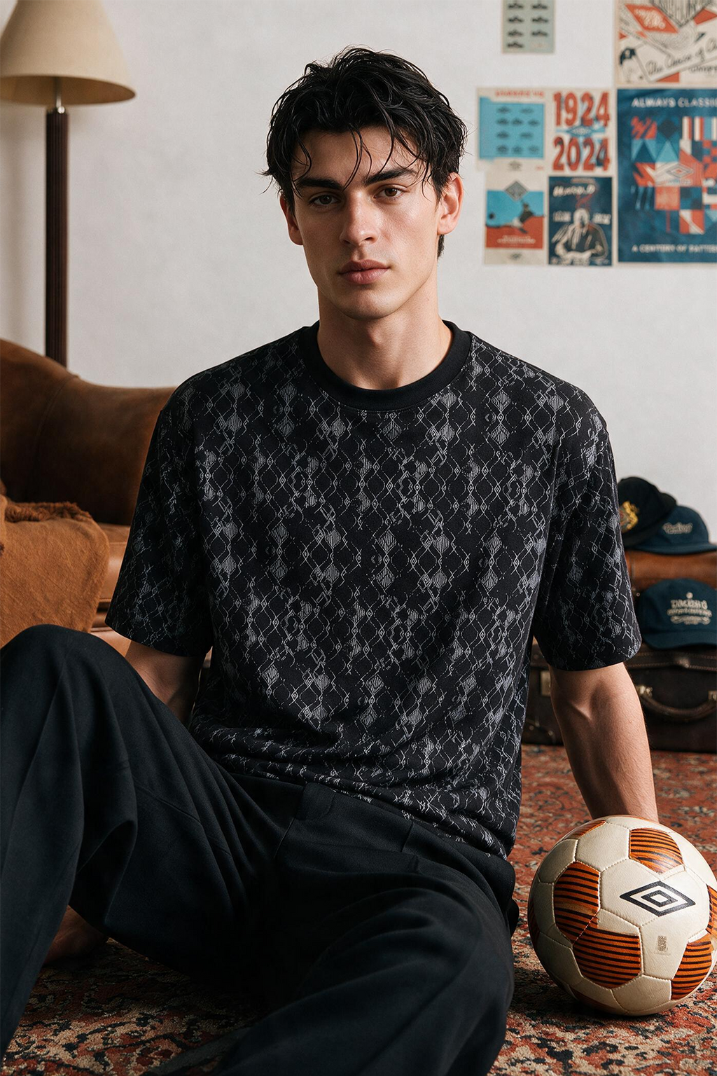 Oversized Graphic T-Shirt - D001