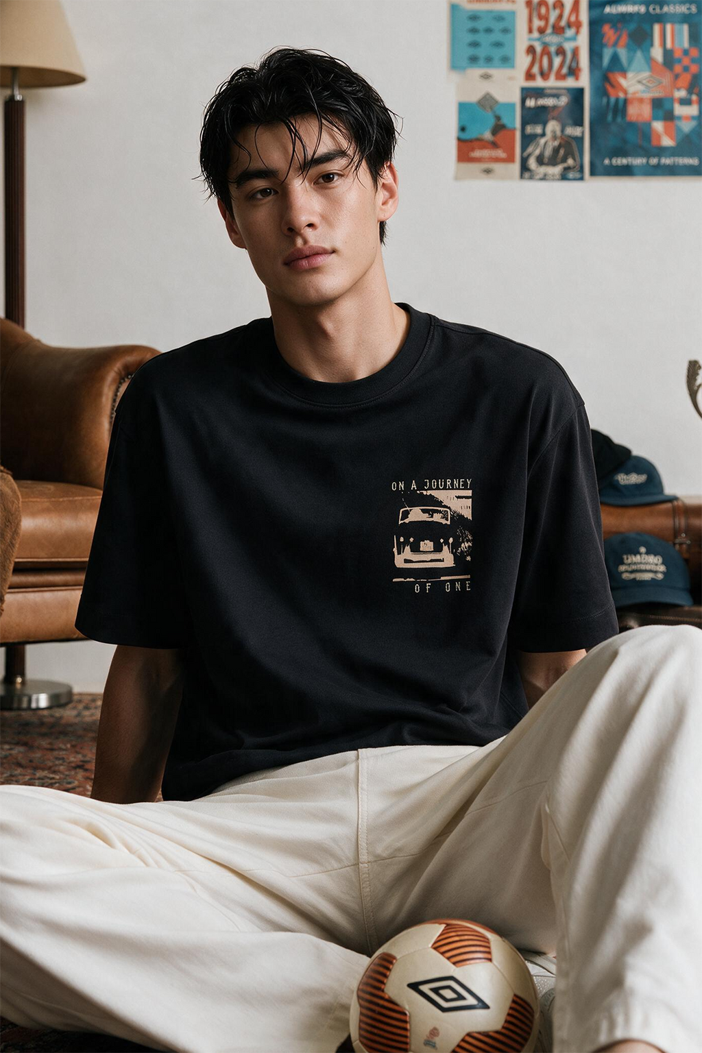 Oversized Graphic T-Shirt - D002