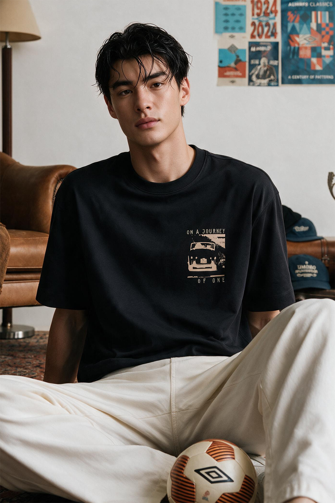 Oversized Graphic T-Shirt - D002