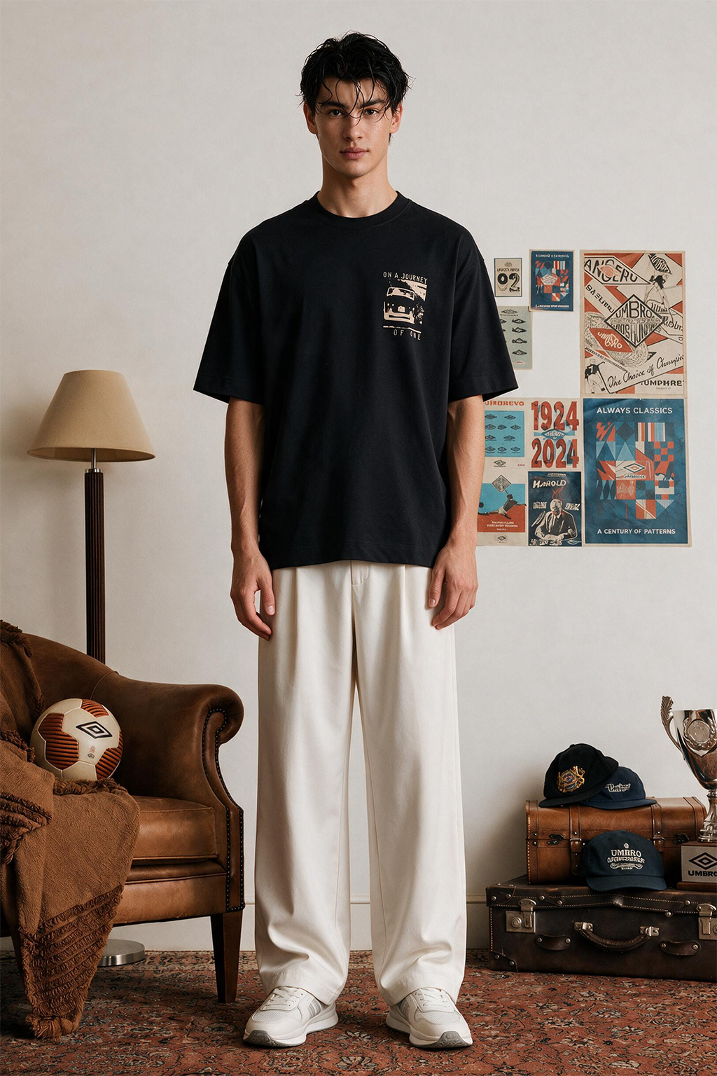 Oversized Graphic T-Shirt - D002