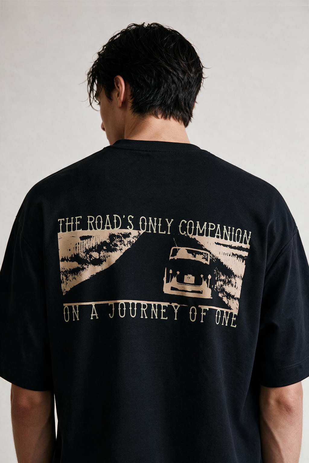 Oversized Graphic T-Shirt - D002